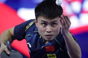 世乒赛中国男单下半区失守 林高远梁靖崑苦战晋级